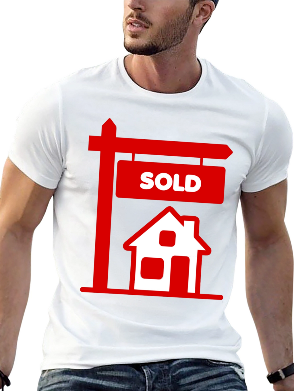 Sold House Graphic Tee - Real Estate T-Shirt