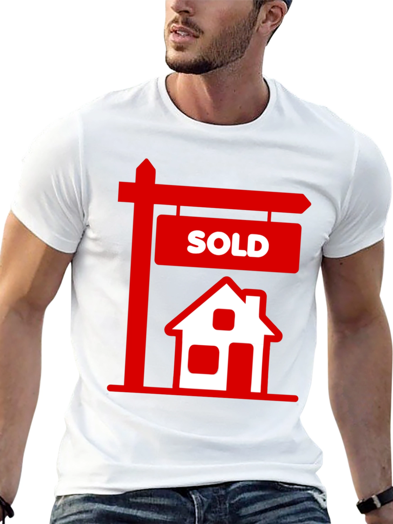 Sold House Graphic Tee - Real Estate T-Shirt