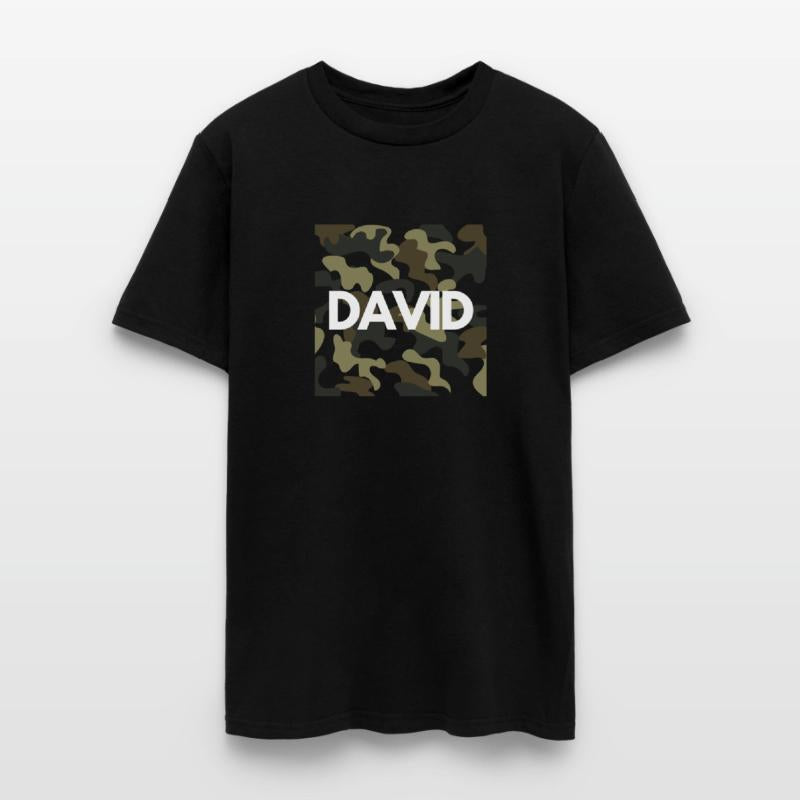 David Name Hoodies Men Good Quality Camouflage