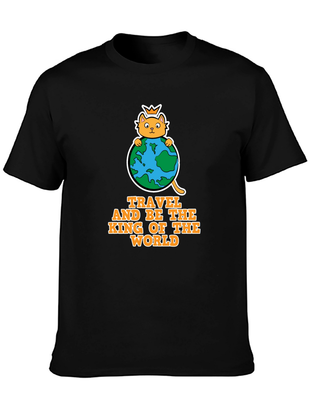 Travel King of the World Graphic Tee