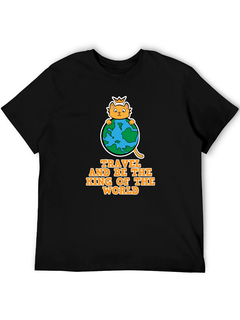 Travel King of the World Graphic Tee