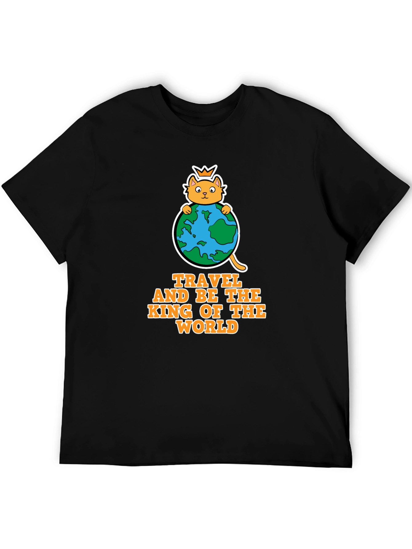 Travel King of the World Graphic Tee