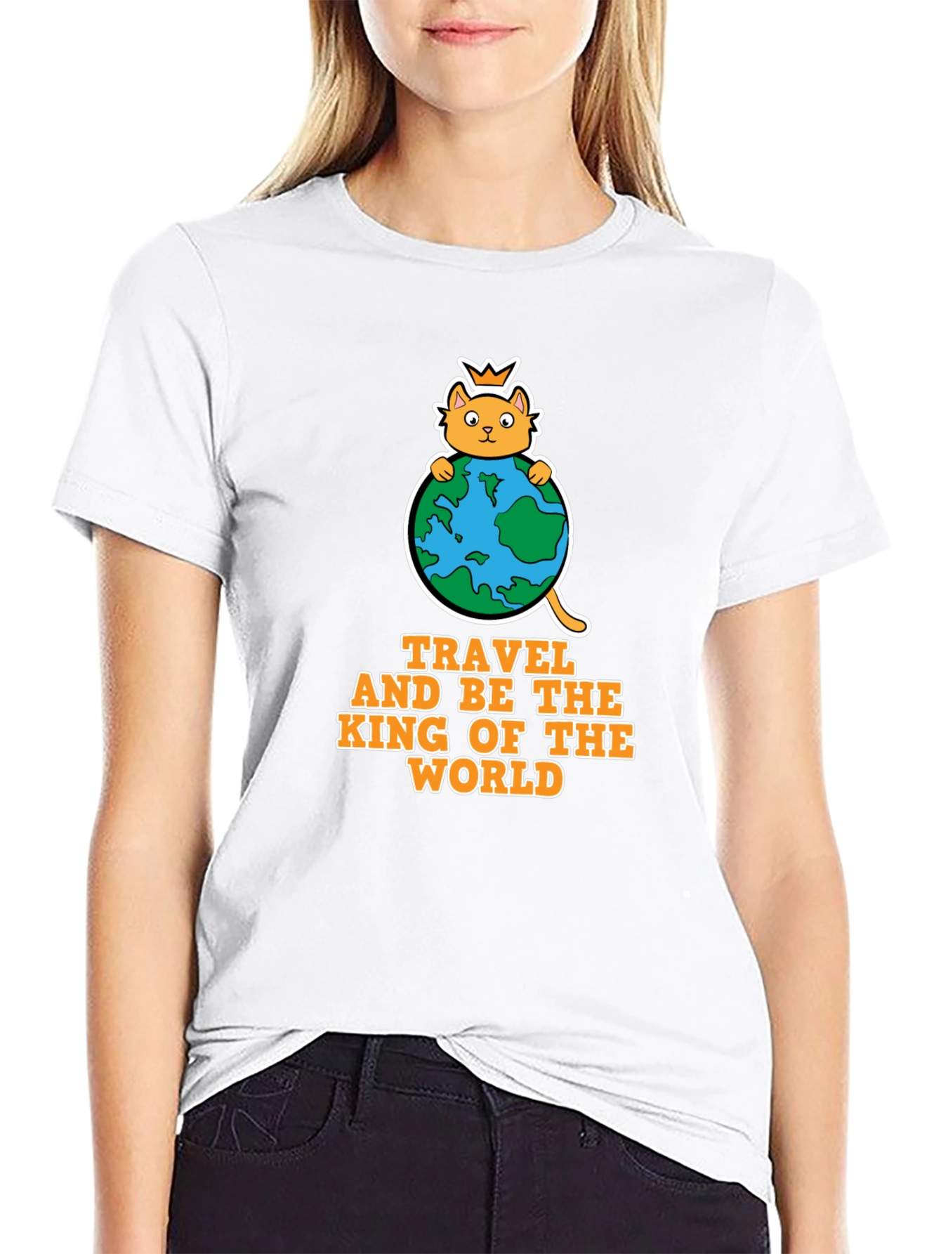 Travel King of the World Graphic Tee
