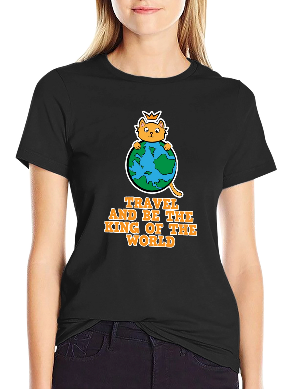 Travel King of the World Graphic Tee
