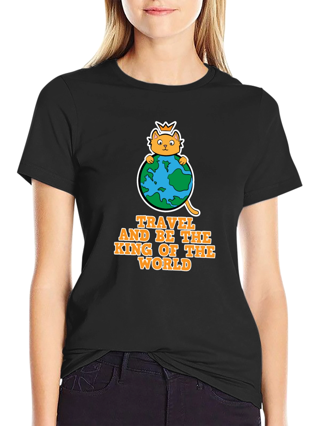 Travel King of the World Graphic Tee