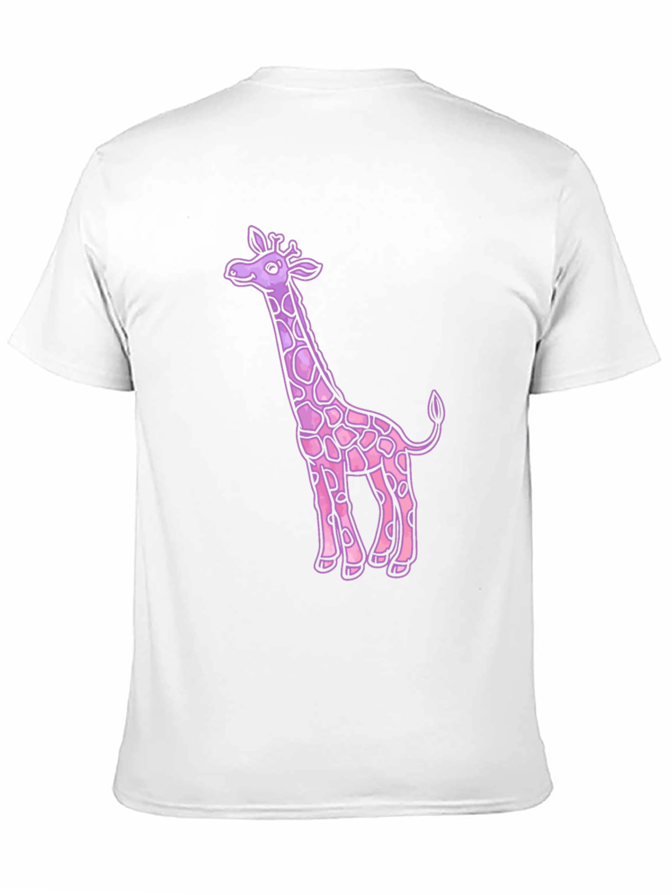 Pink Giraffe Graphic Tee - Unique Design