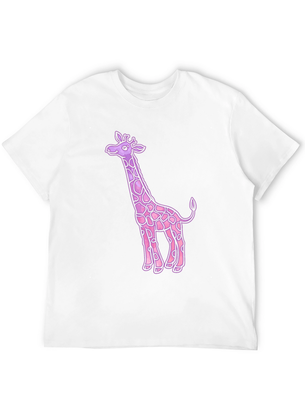 Pink Giraffe Graphic Tee - Unique Design