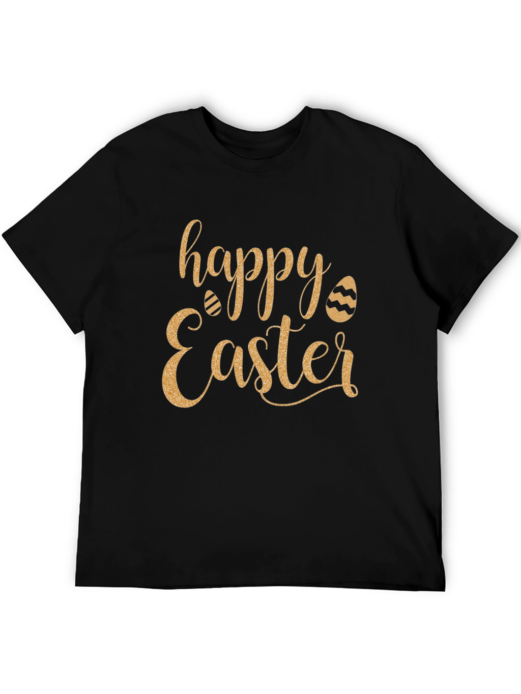 Happy Easter Graphic Tee - Black