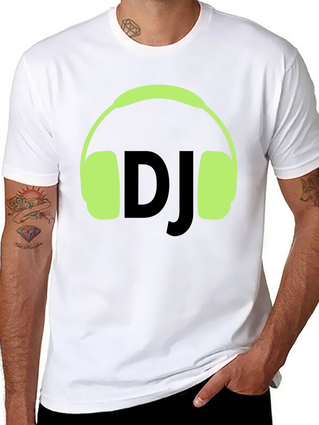 DJ Headphone Graphic Tee - Music Lover Shirt
