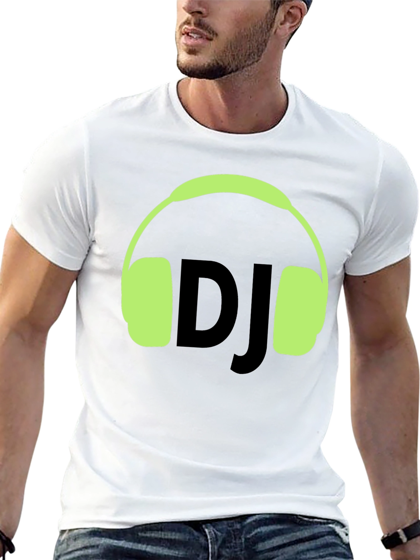 DJ Headphone Graphic Tee - Music Lover Shirt