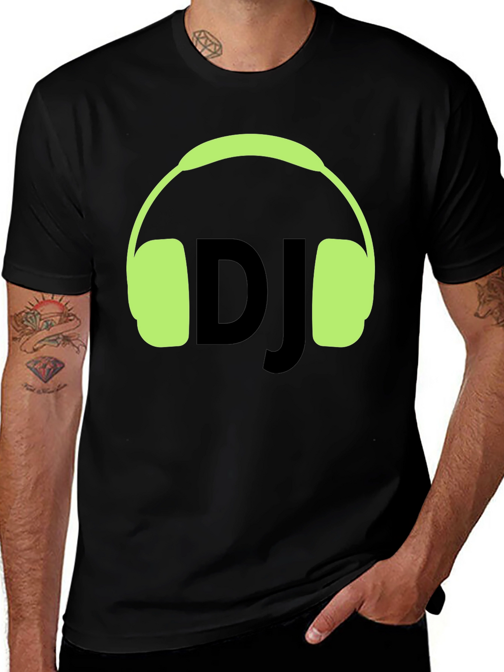 DJ Headphone Graphic Tee - Music Lover Shirt