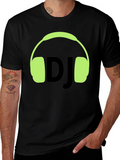 DJ Headphone Graphic Tee - Music Lover Shirt