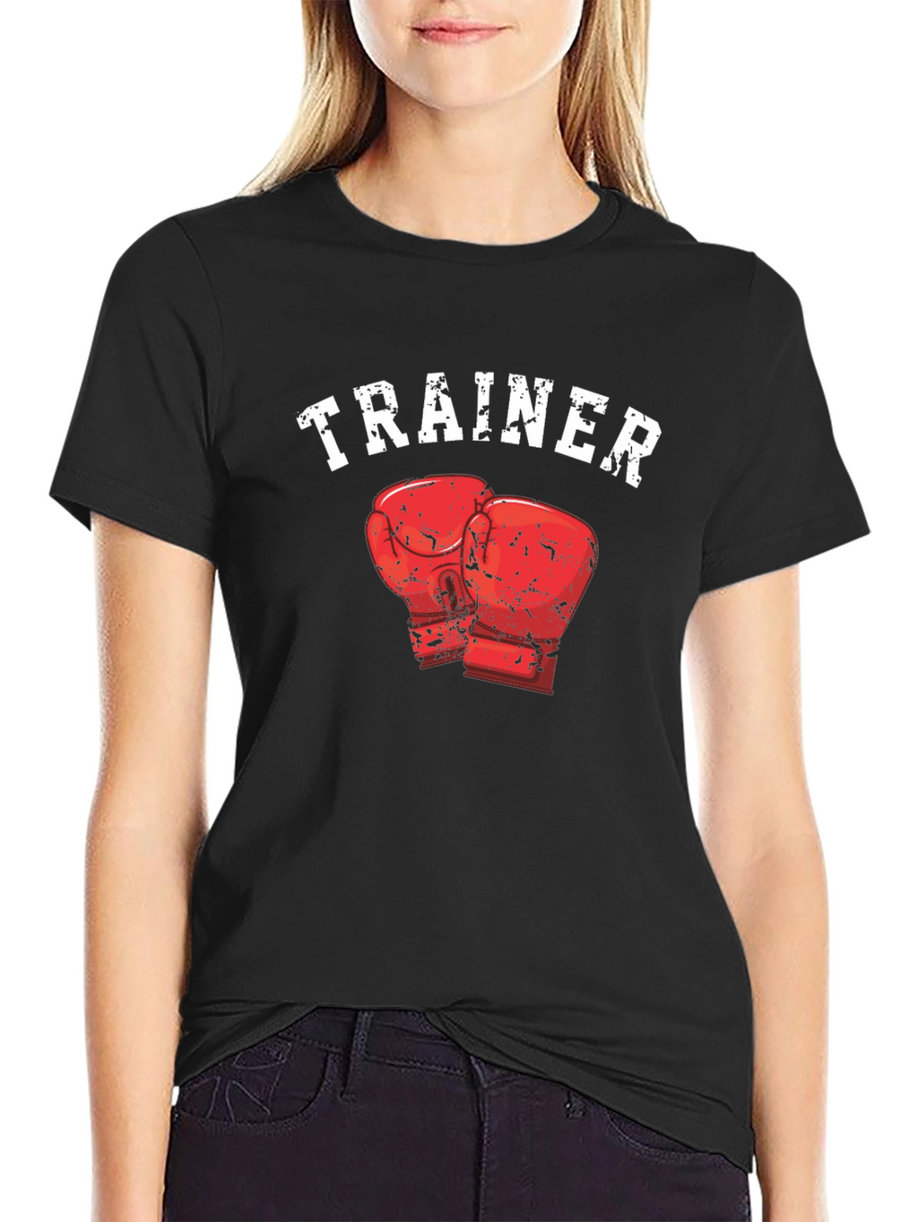Trainer Boxing Gloves Graphic T-Shirt