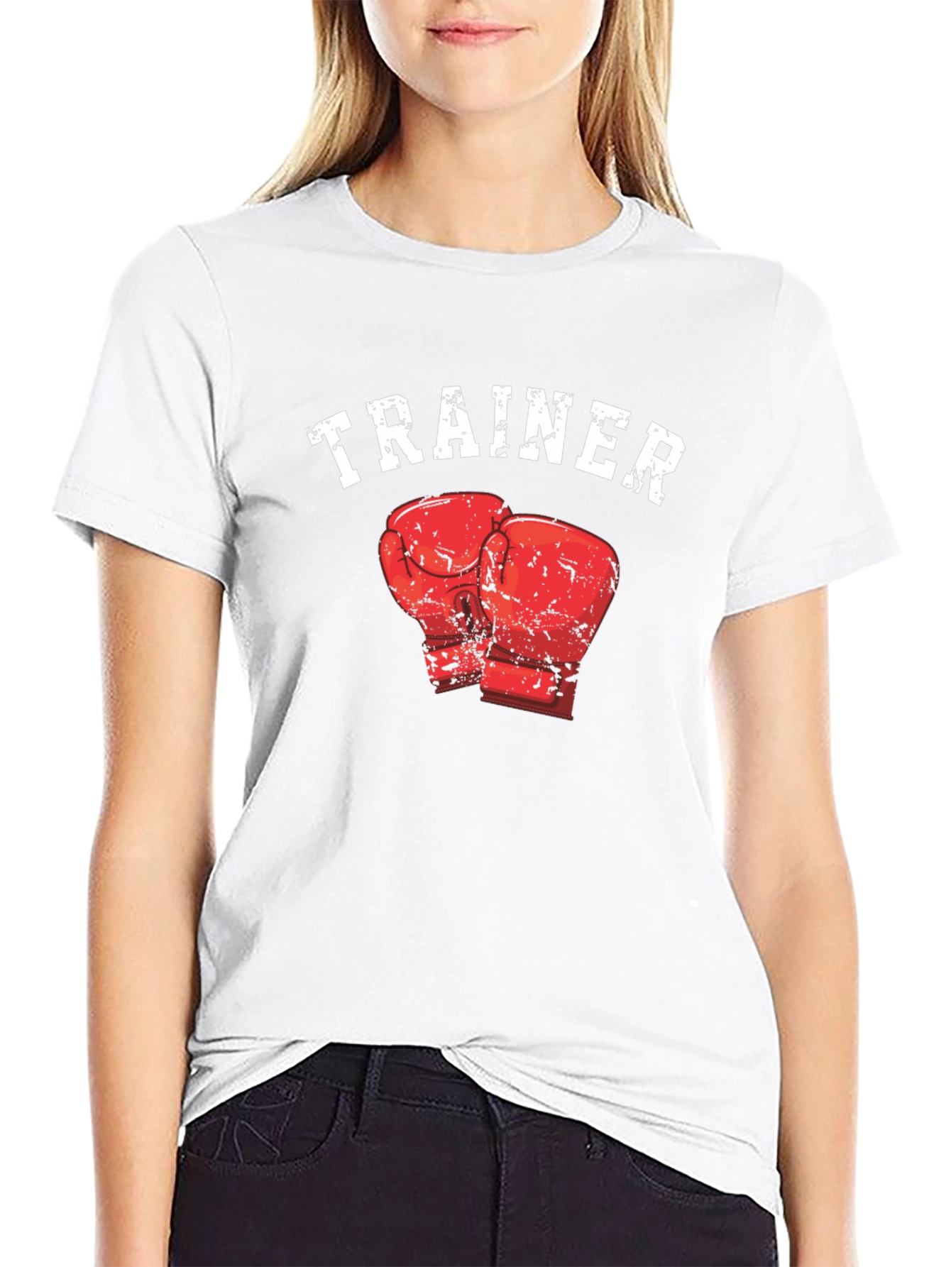 Trainer Boxing Gloves Graphic T-Shirt