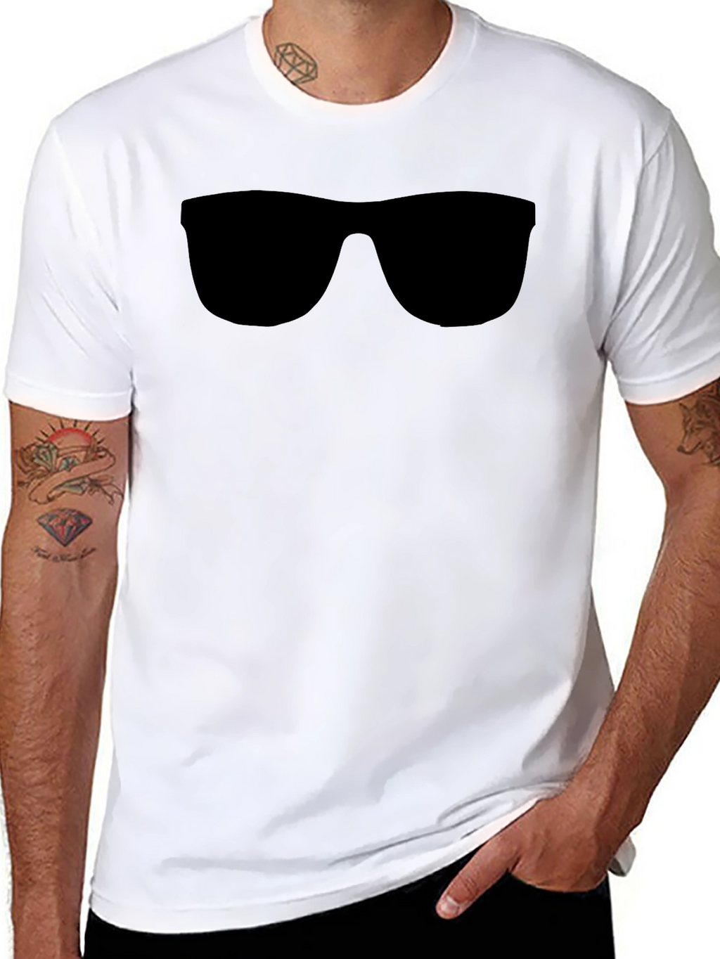 Cool Shades Graphic Tee - Mens Black T-Shirt