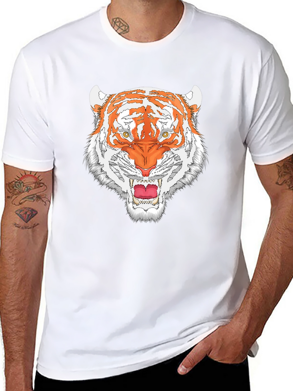 Tiger Graphic T-Shirt - Fierce Style!