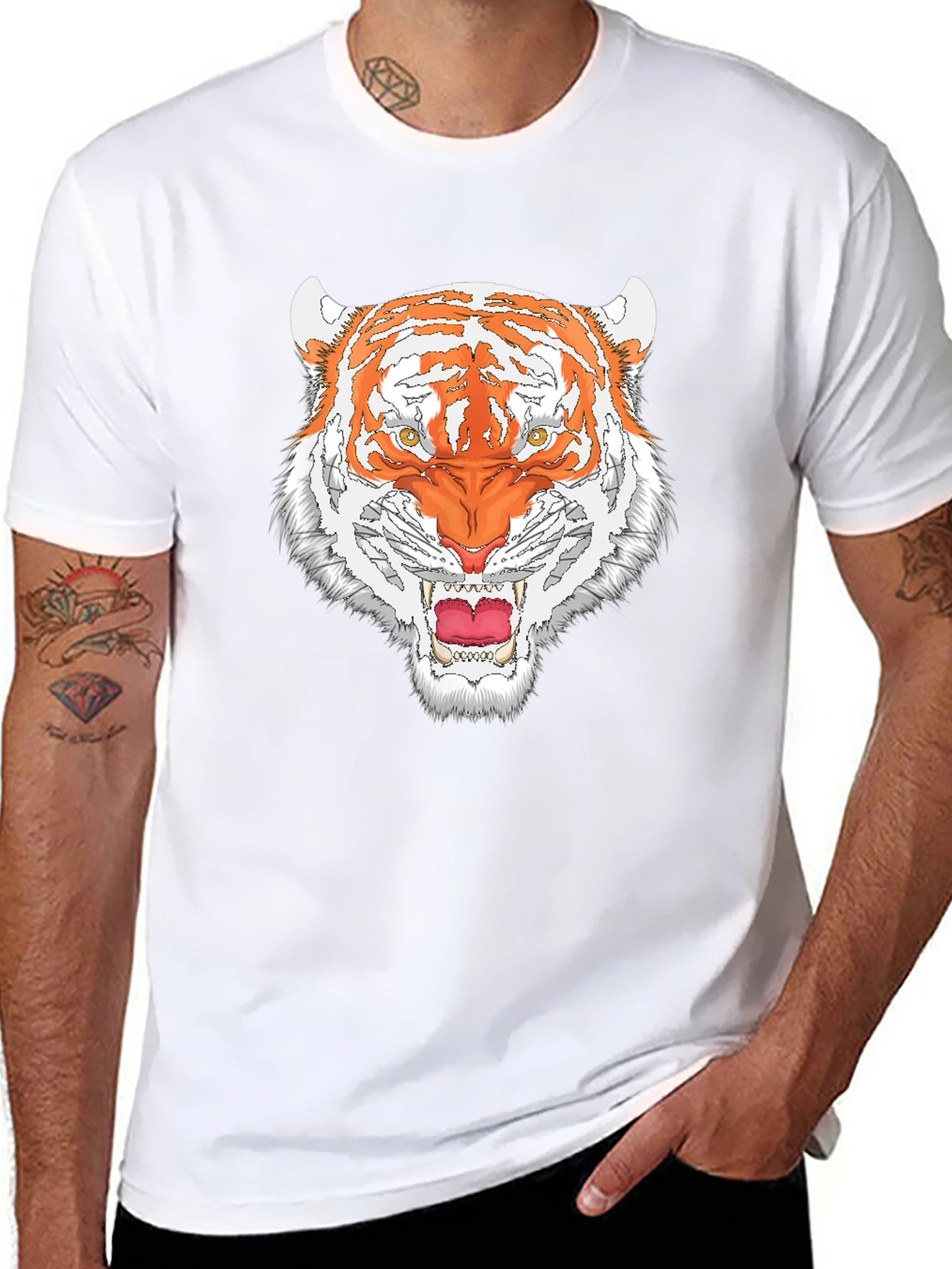 Tiger Graphic T-Shirt - Fierce Style!