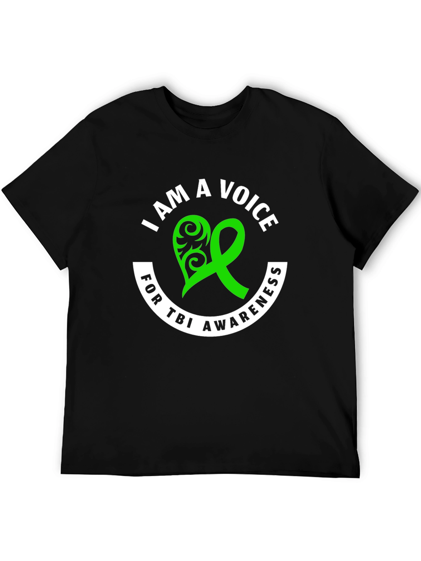 TBI Awareness Ribbon Graphic T-Shirt
