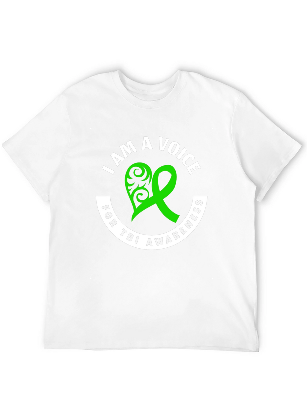 TBI Awareness Ribbon Graphic T-Shirt