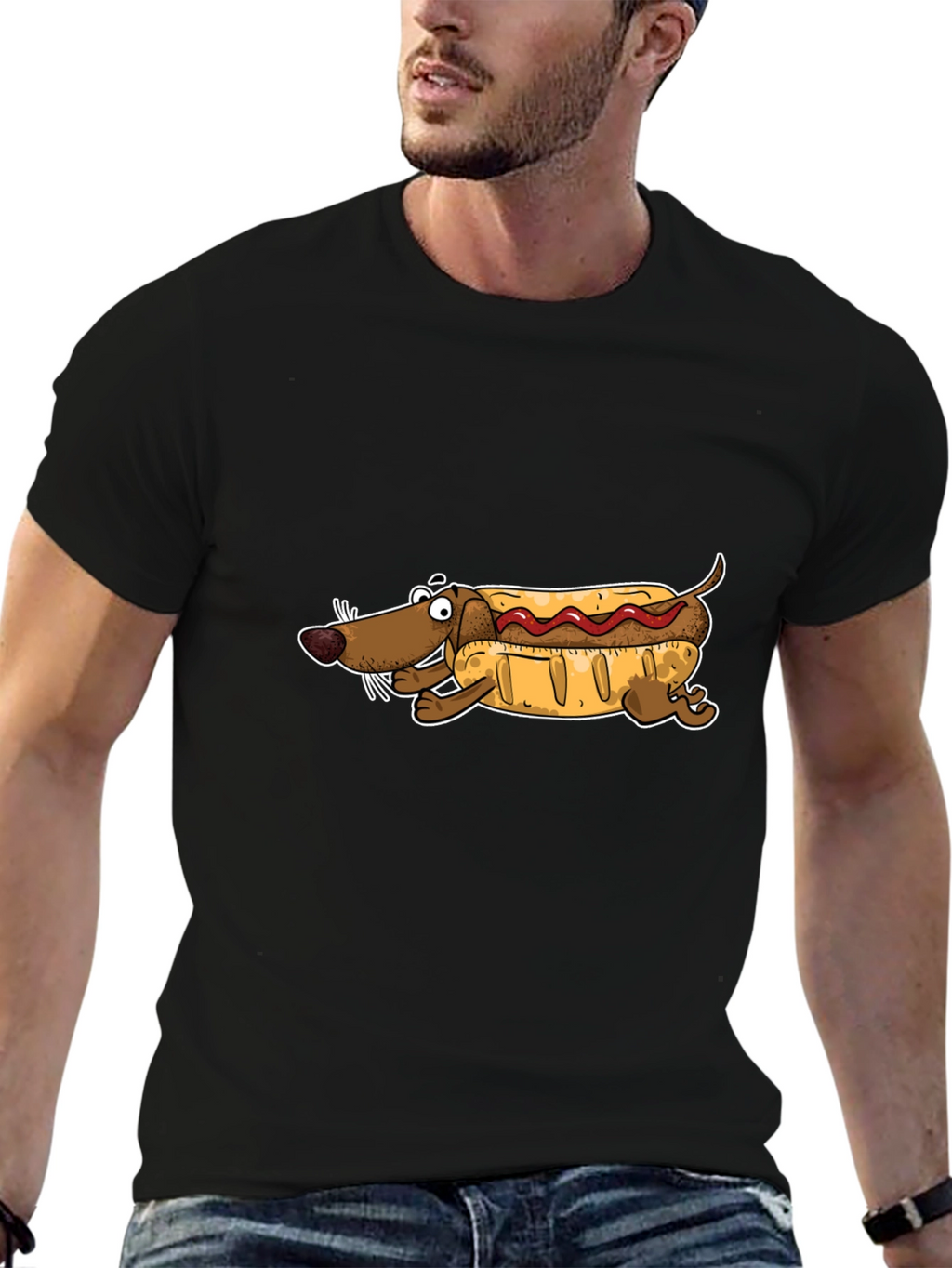Hot Dog Dachshund T-Shirt - Funny Wiener Dog Tee
