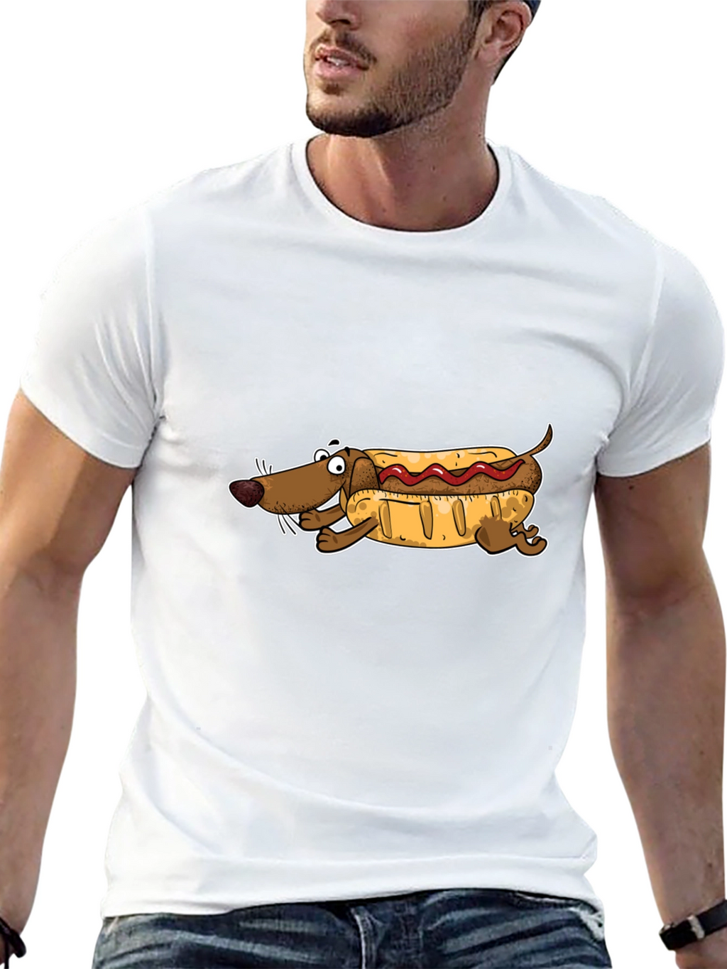 Hot Dog Dachshund T-Shirt - Funny Wiener Dog Tee
