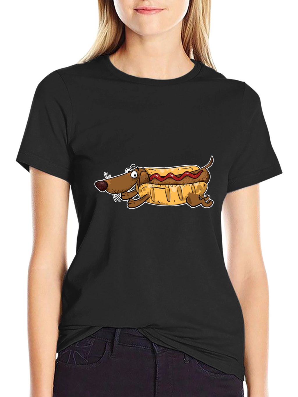 Hot Dog Dachshund T-Shirt - Funny Wiener Dog Tee