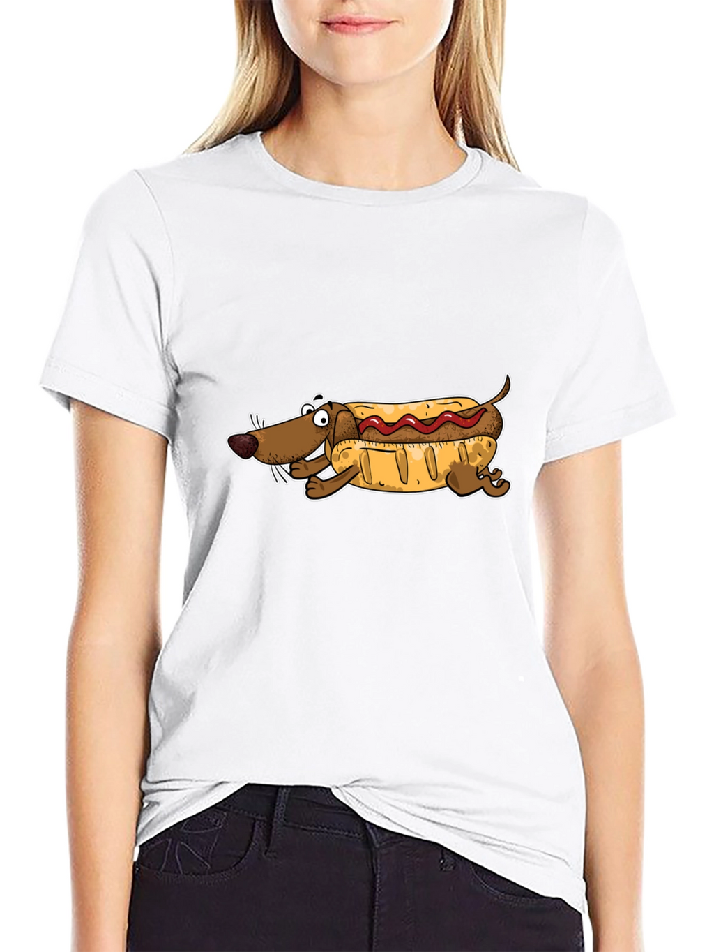 Hot Dog Dachshund T-Shirt - Funny Wiener Dog Tee