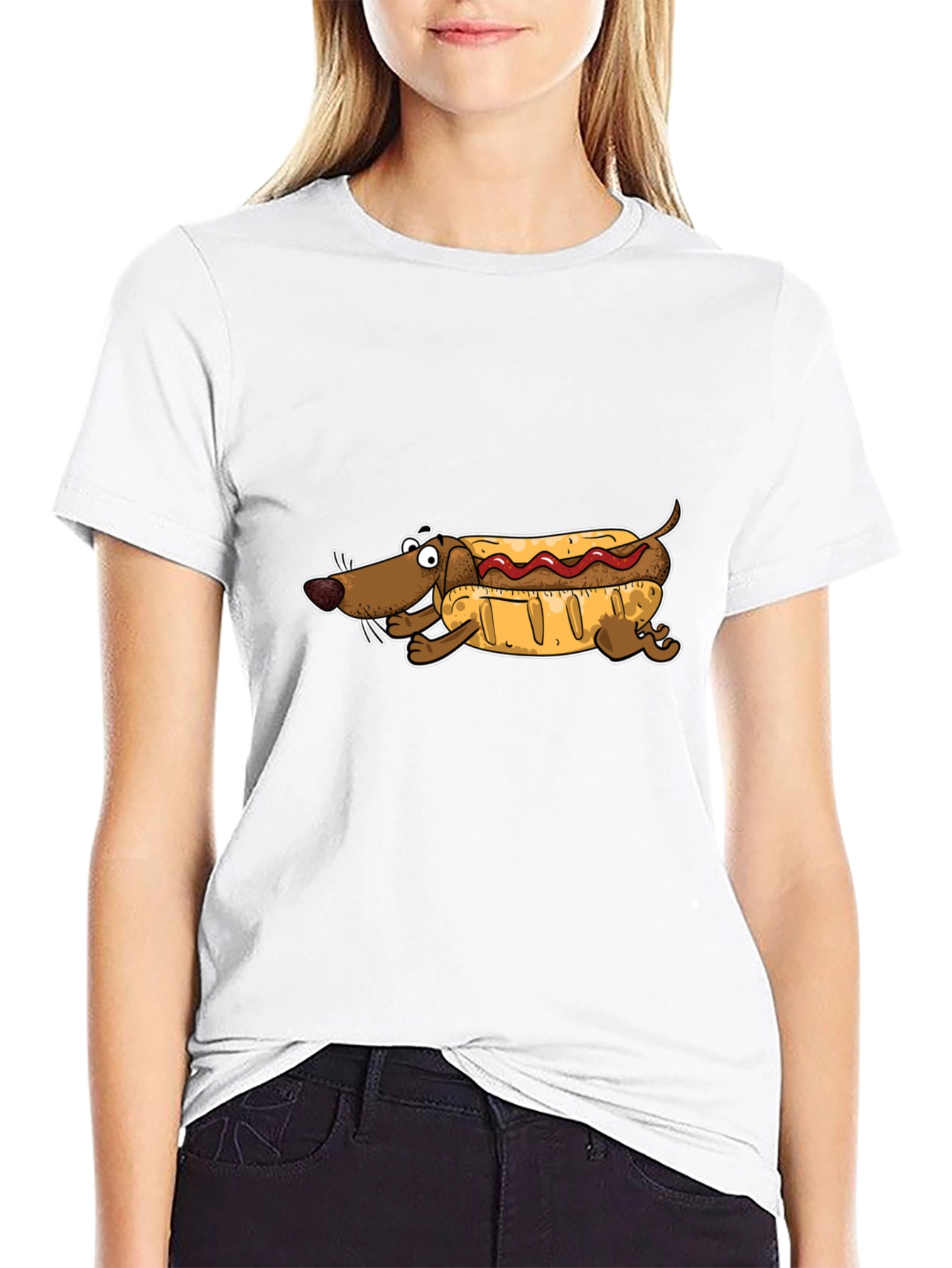 Hot Dog Dachshund T-Shirt - Funny Wiener Dog Tee
