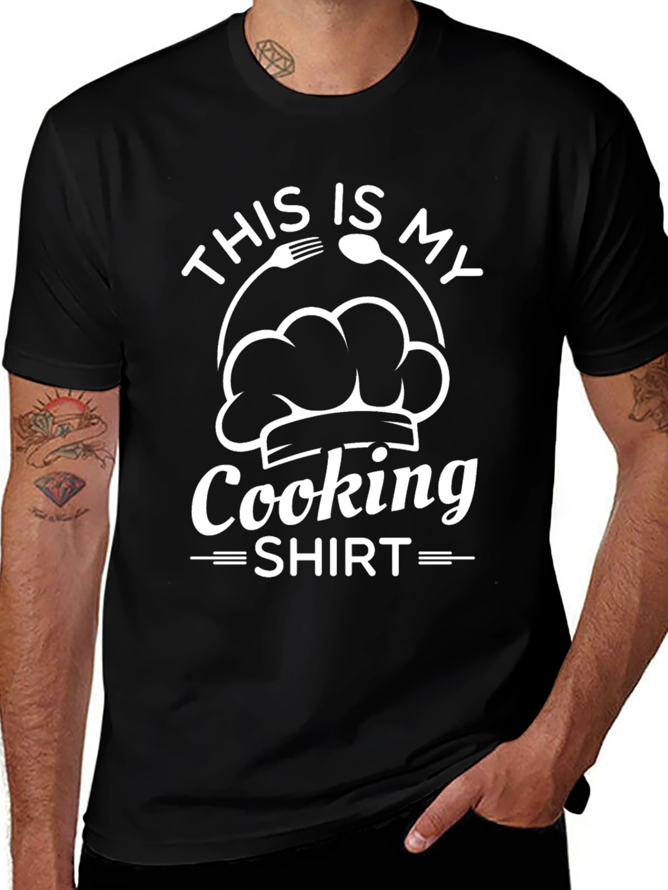 This Is My Cooking Shirt - Chef Hat Design