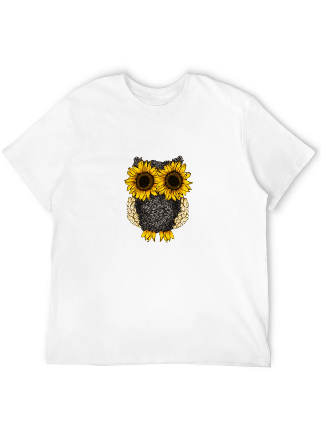 Sunflower Owl Graphic T-Shirt