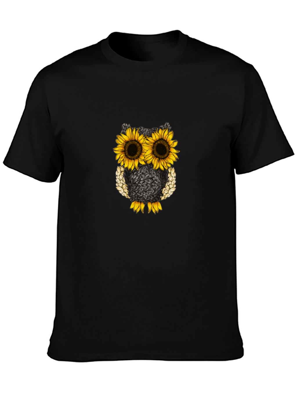 Sunflower Owl Graphic T-Shirt
