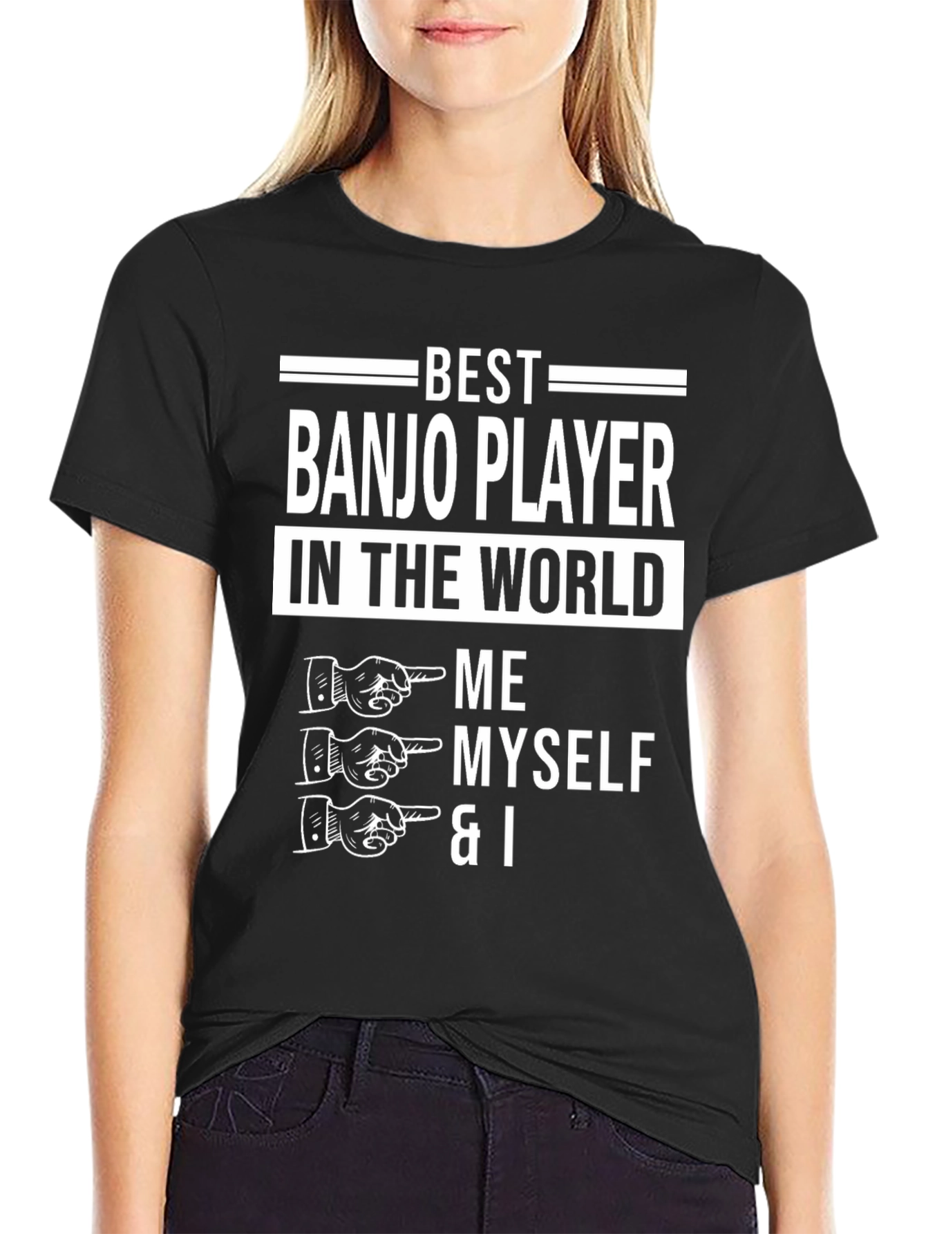 Best Banjo Player T-Shirt - Funny Novelty Tee