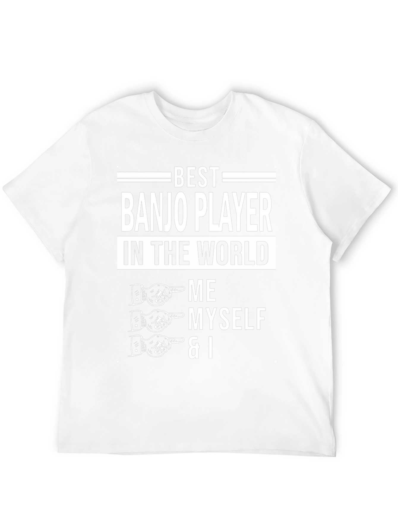 Best Banjo Player T-Shirt - Funny Novelty Tee