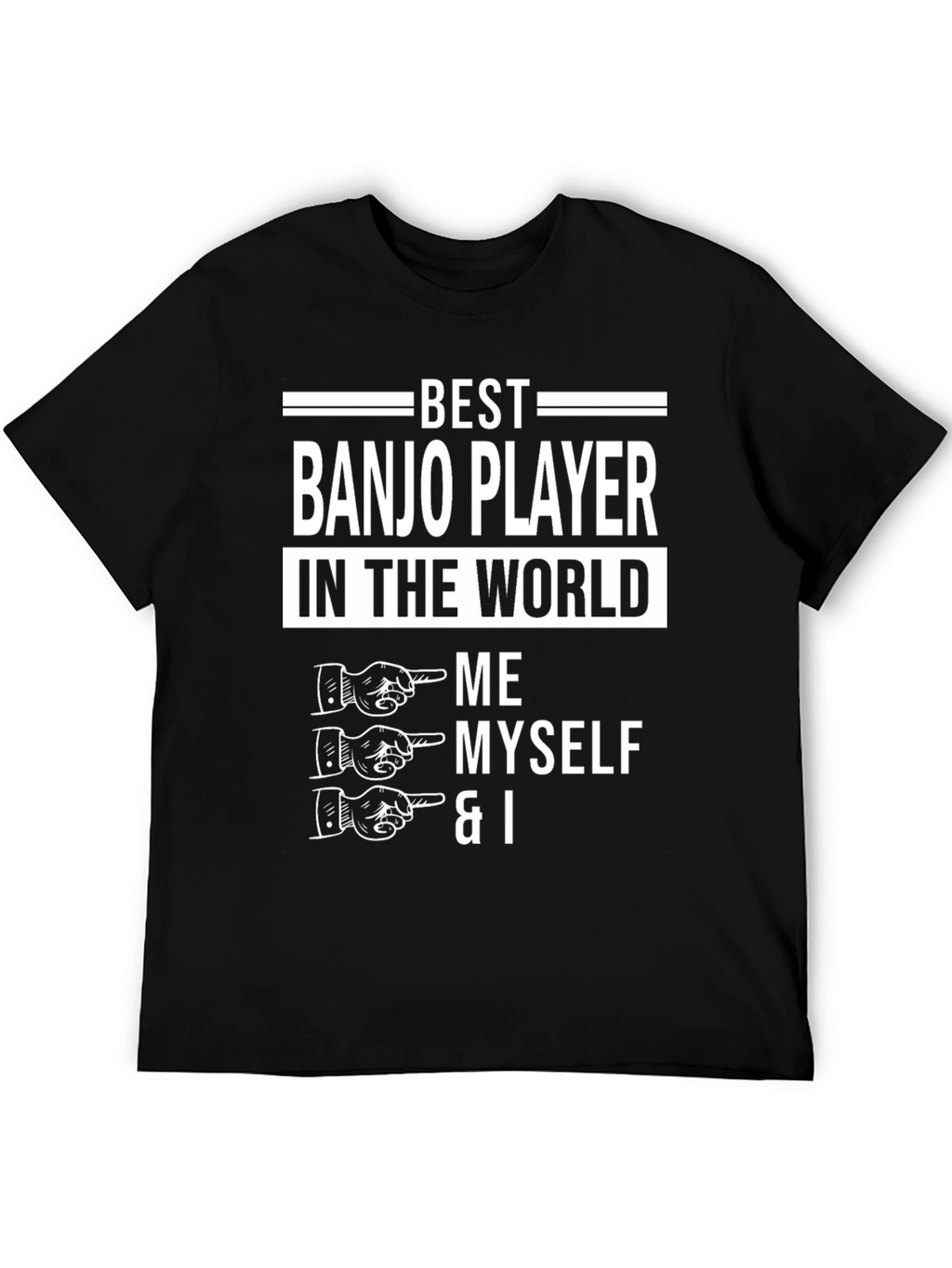 Best Banjo Player T-Shirt - Funny Novelty Tee