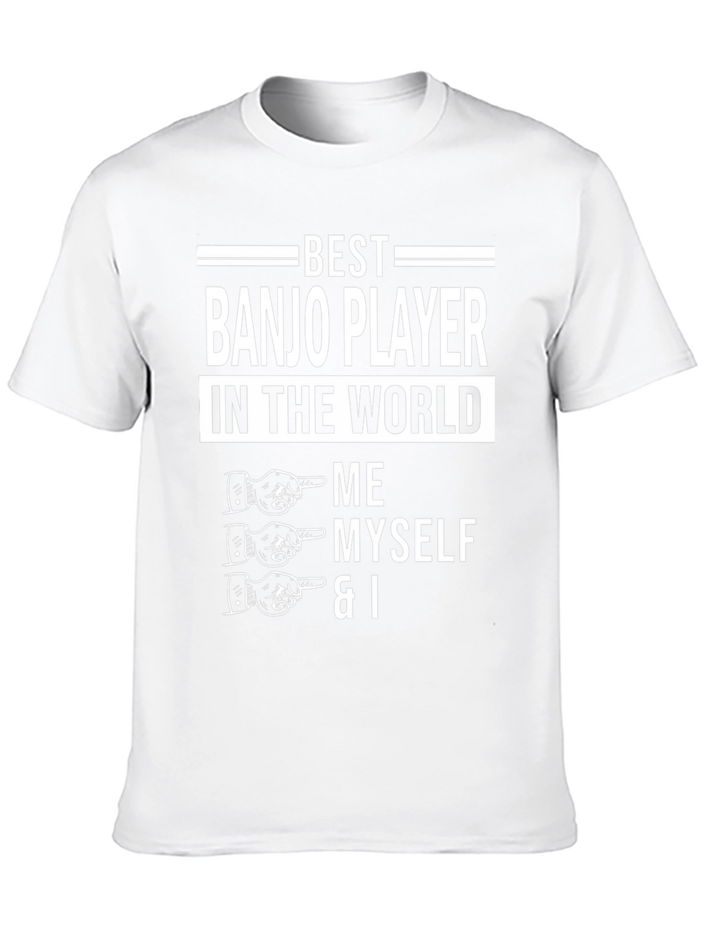 Best Banjo Player T-Shirt - Funny Novelty Tee