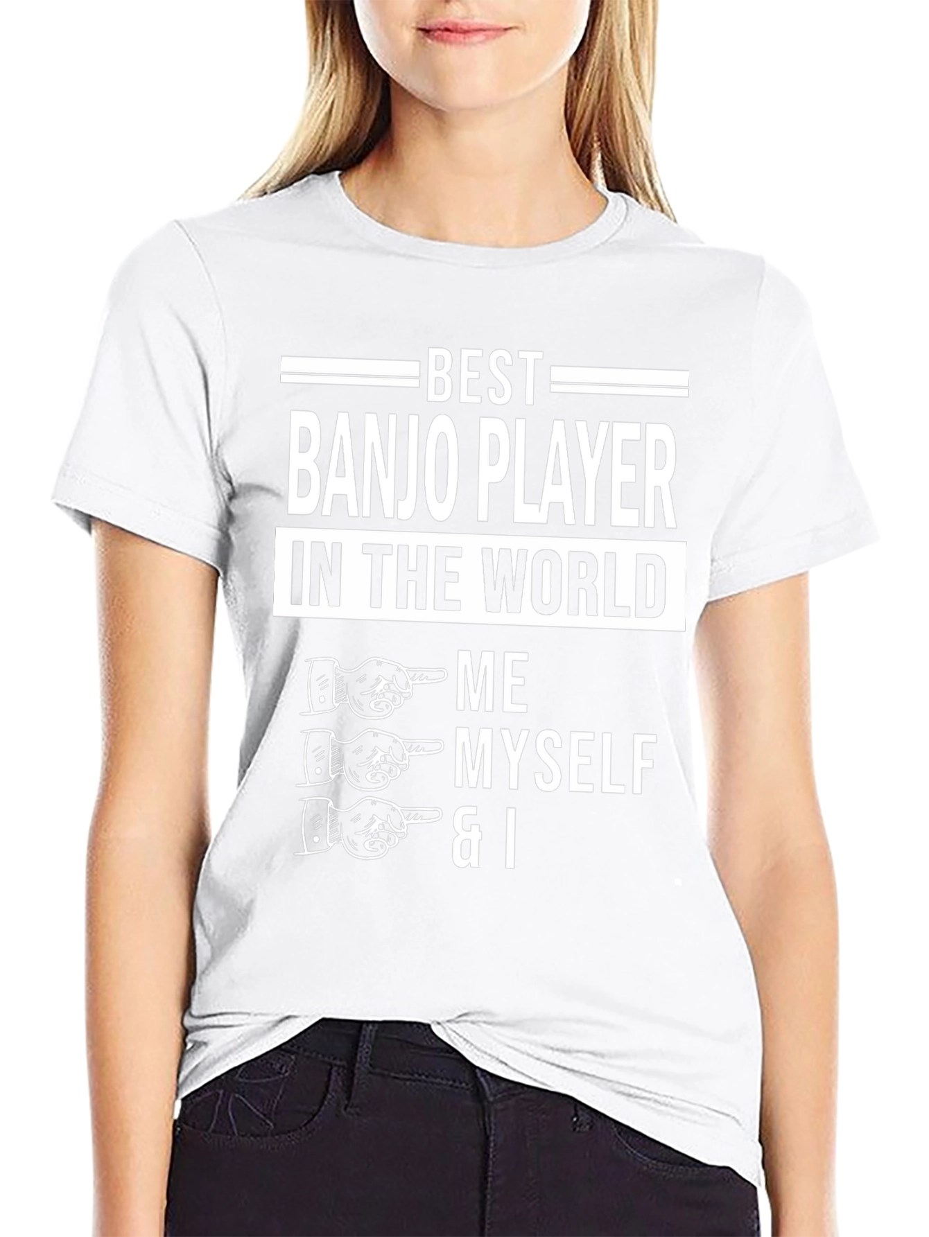 Best Banjo Player T-Shirt - Funny Novelty Tee