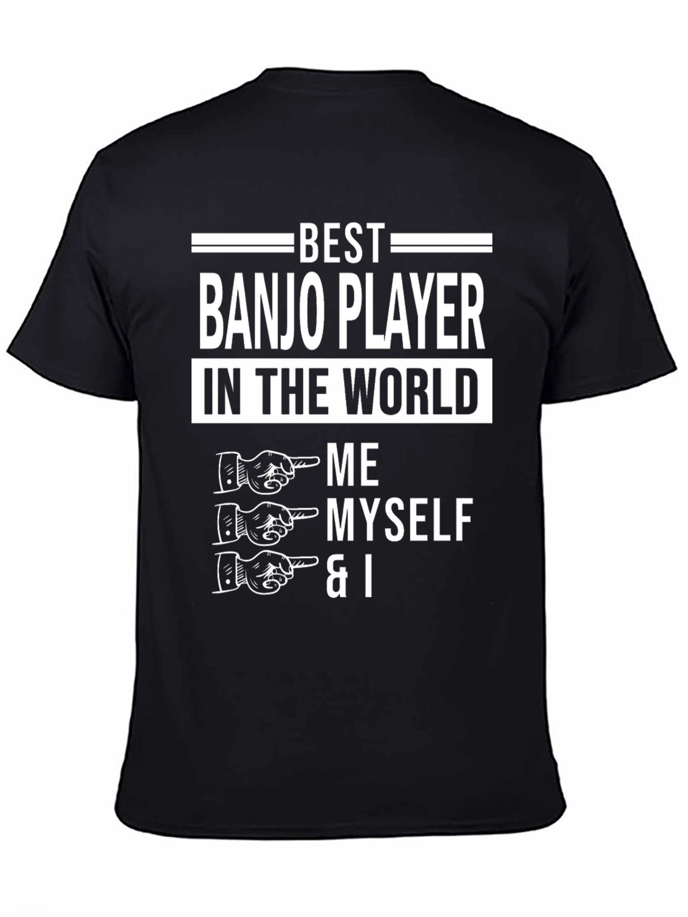 Best Banjo Player T-Shirt - Funny Novelty Tee