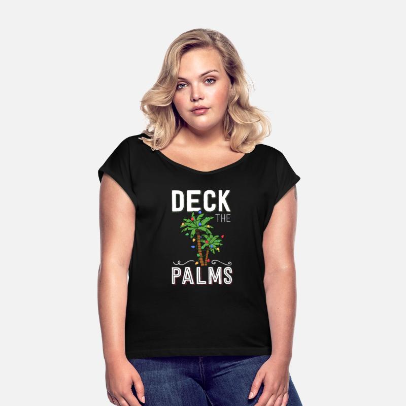 Deck The Palms Tropical Hawaii Christmas Palm