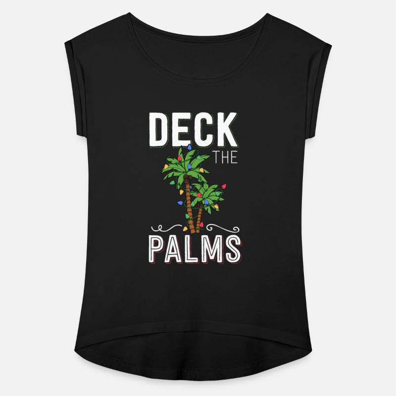 Deck The Palms Tropical Hawaii Christmas Palm