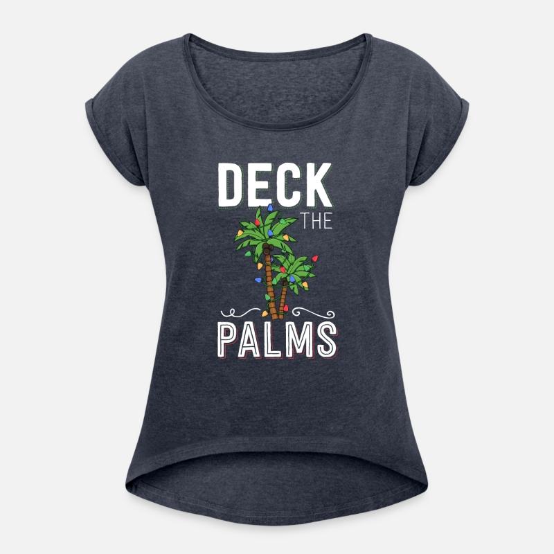 Deck The Palms Tropical Hawaii Christmas Palm
