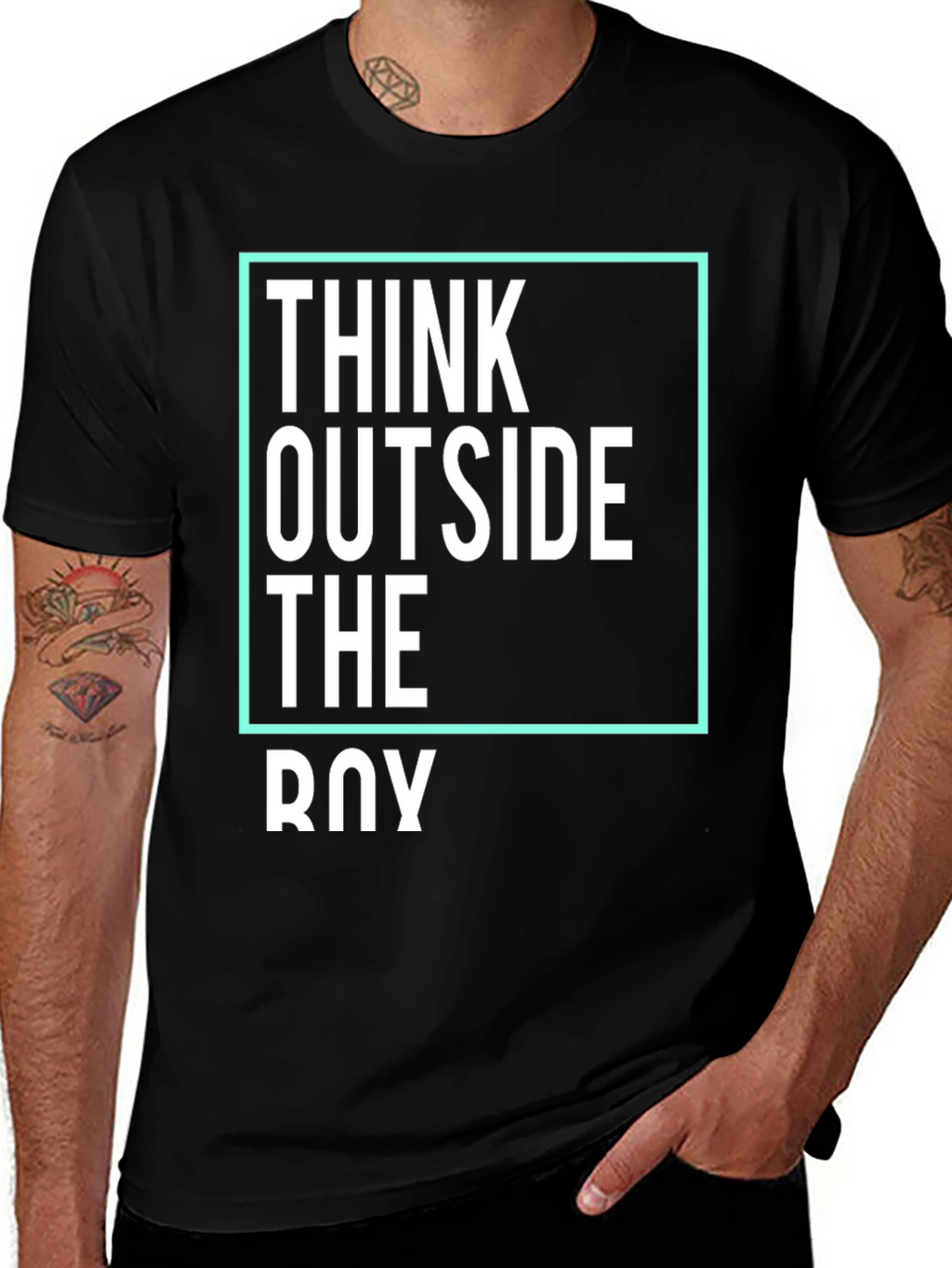 Think Outside the Box Graphic Tee