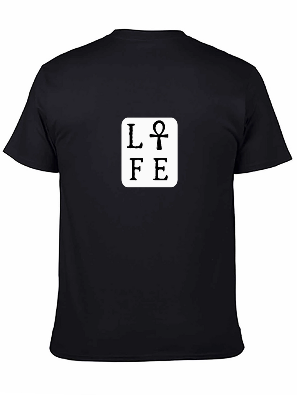 Life Ankh Graphic Black T-Shirt