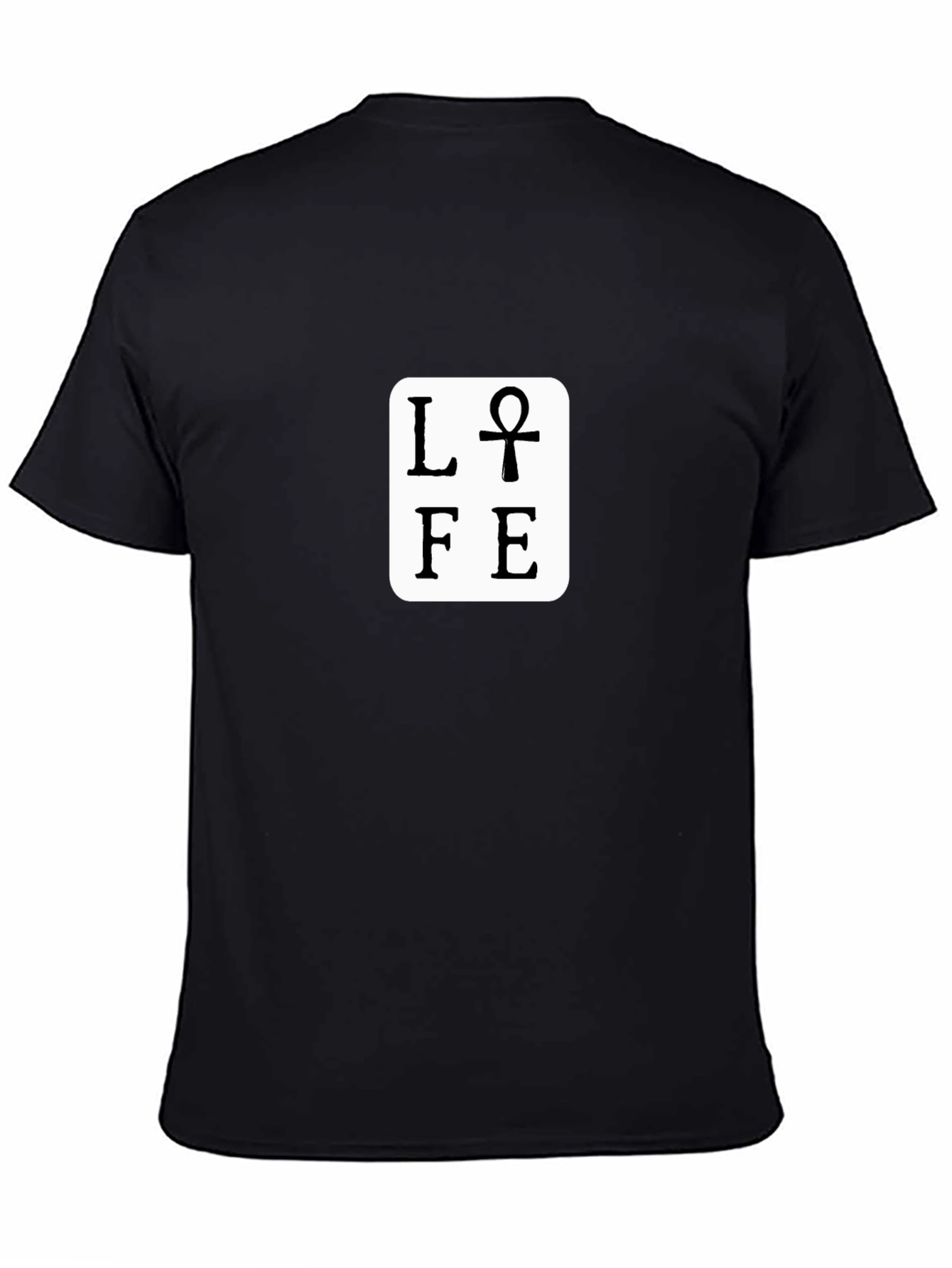 Life Ankh Graphic Black T-Shirt