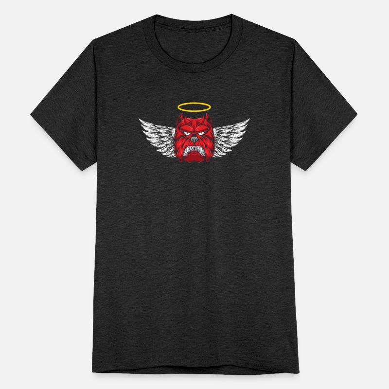 Devil Bulldog Dog T-shirt