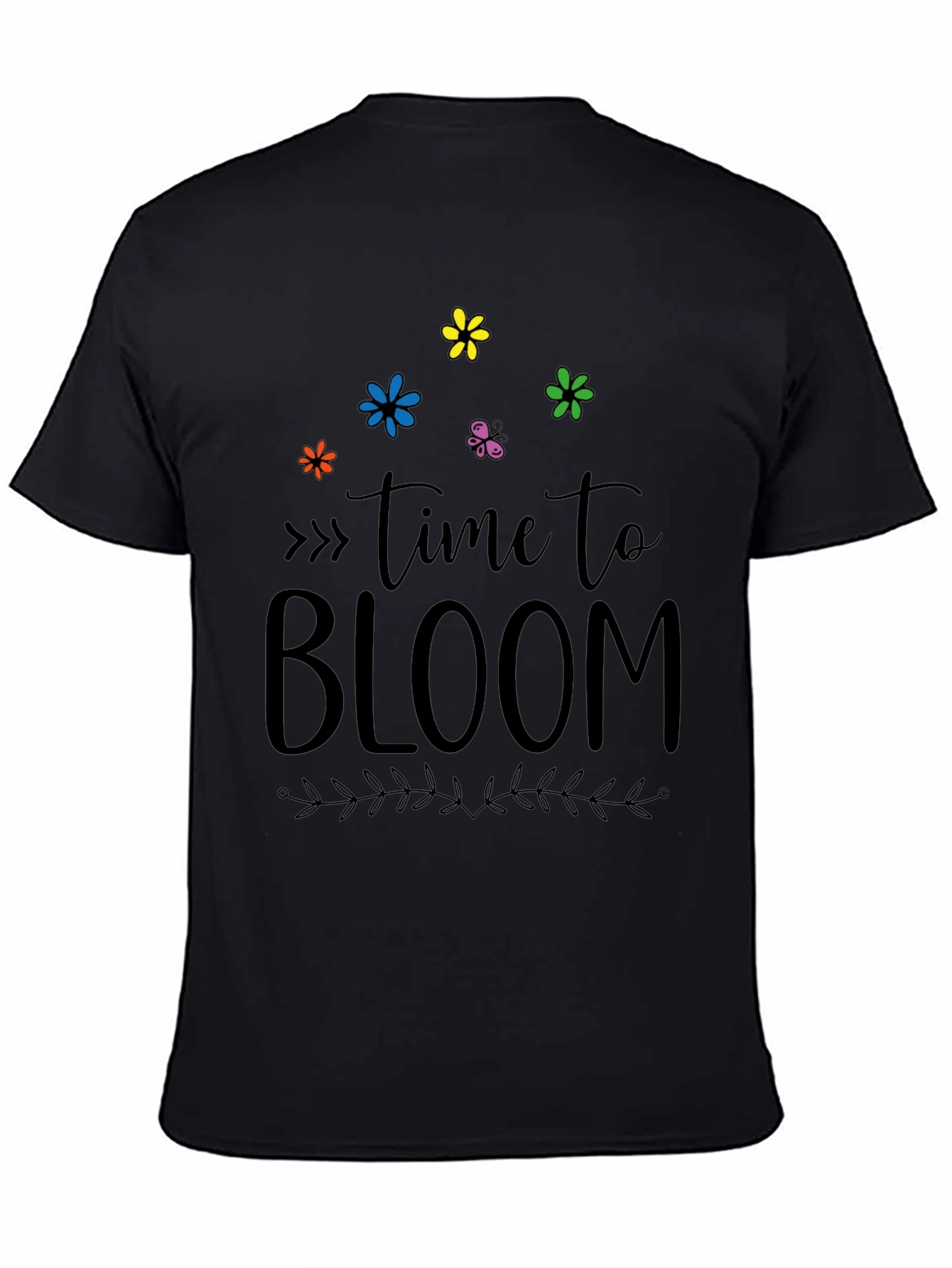 Time To Bloom Graphic Tee - Soft Cotton Blend