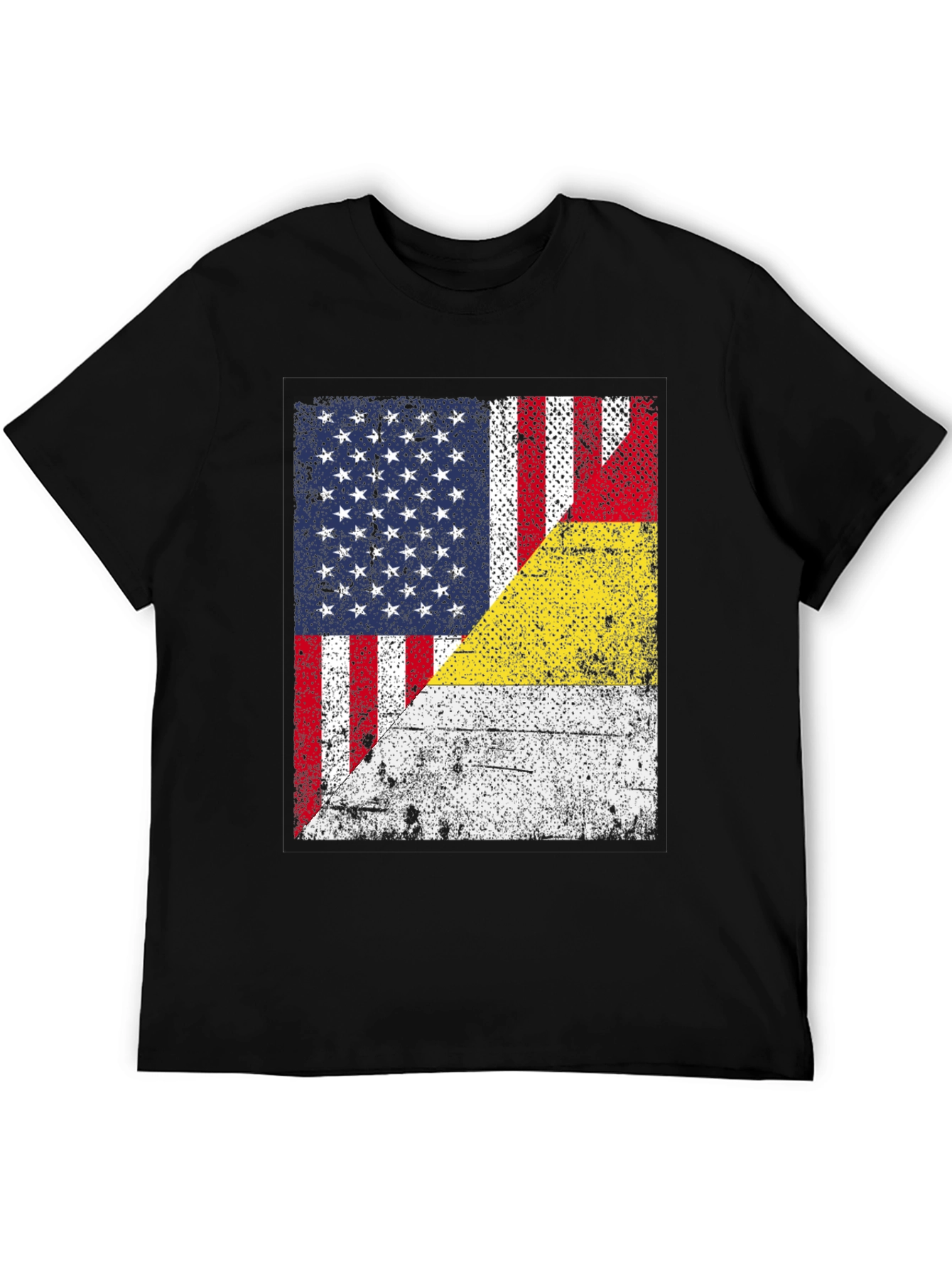USA & German Flag Graphic T-Shirt