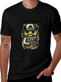 Get Lost Graphic Print Black T-Shirt