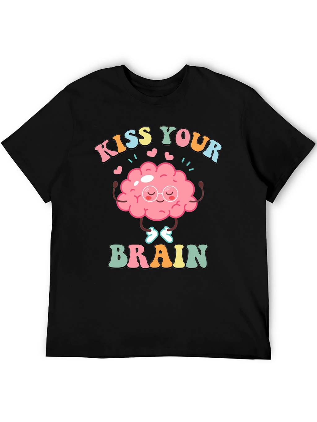 Kiss Your Brain T-Shirt - Mental Health Tee