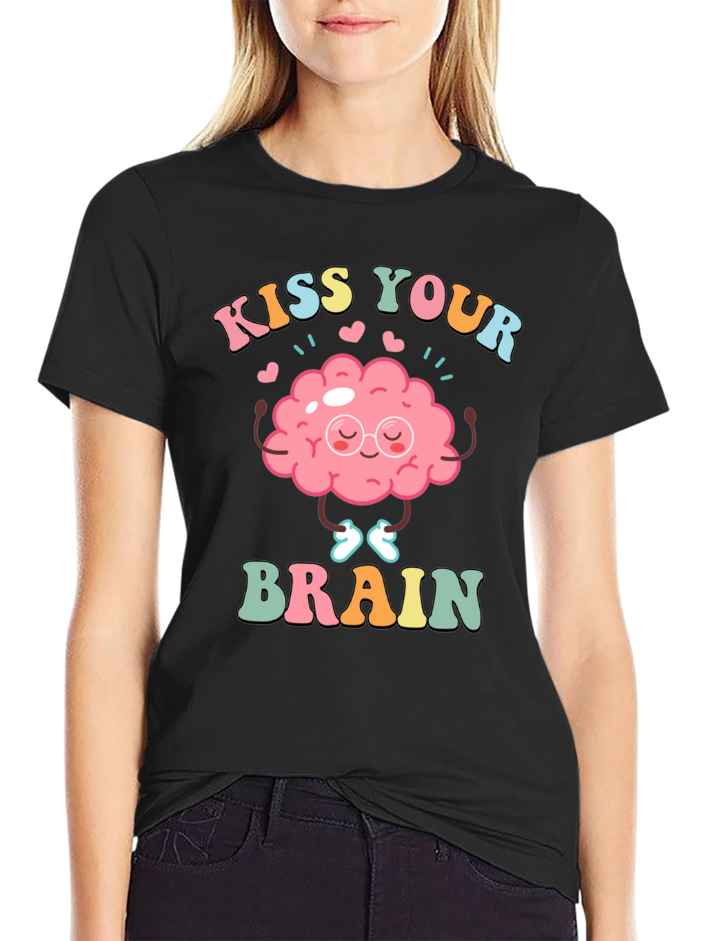 Kiss Your Brain T-Shirt - Mental Health Tee