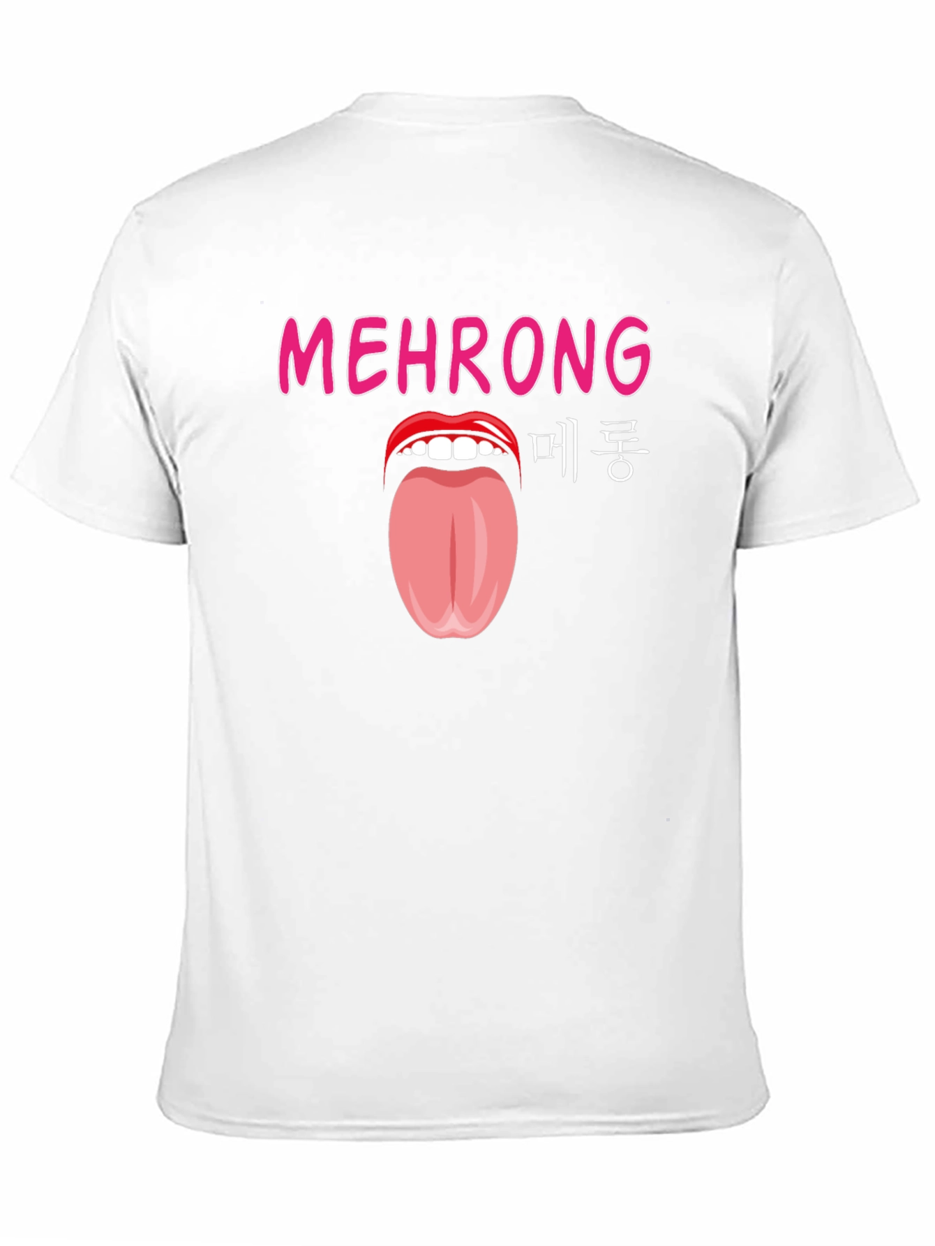 Mehrong Tongue Graphic T-Shirt - Black